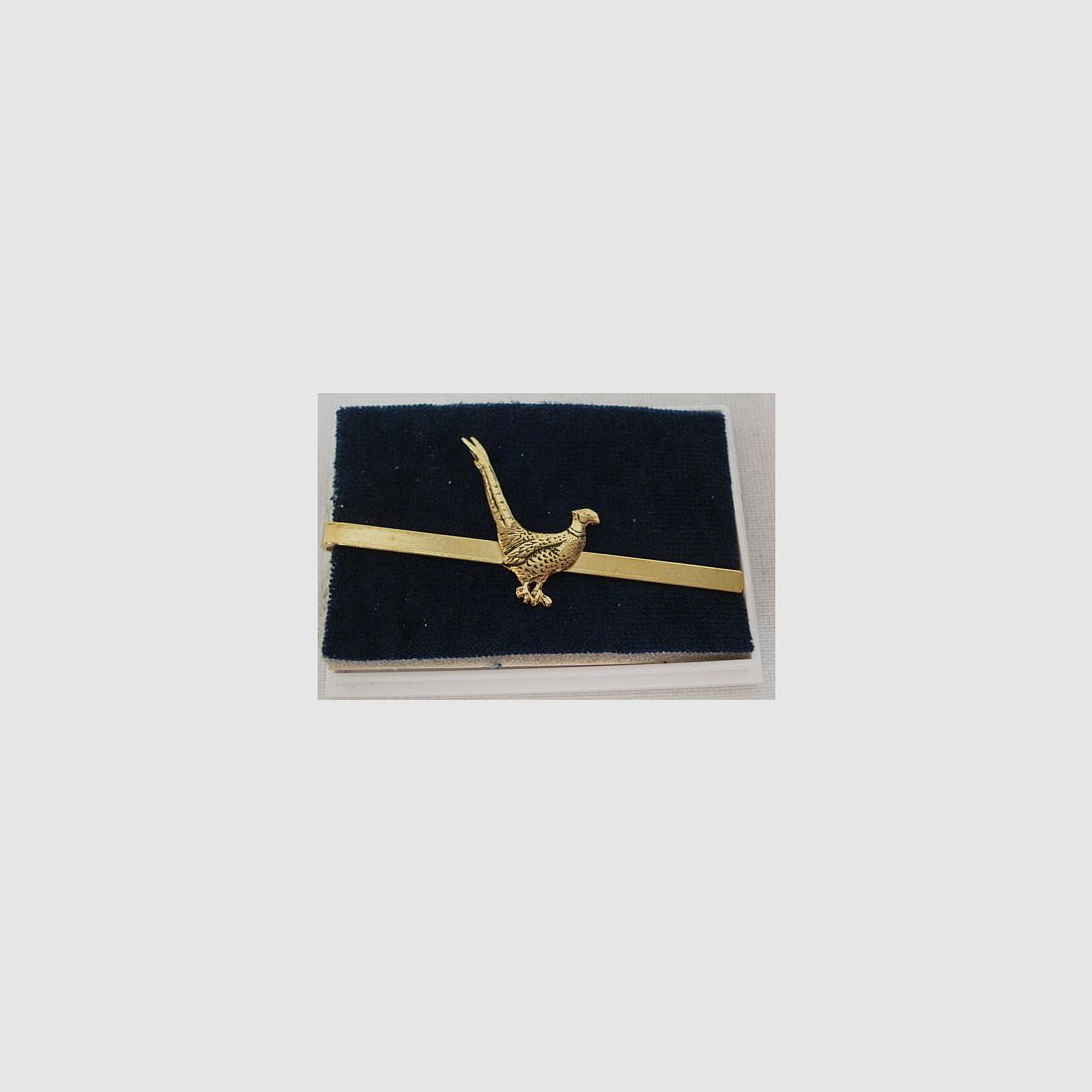 Krawattenschieber Fasan gold -