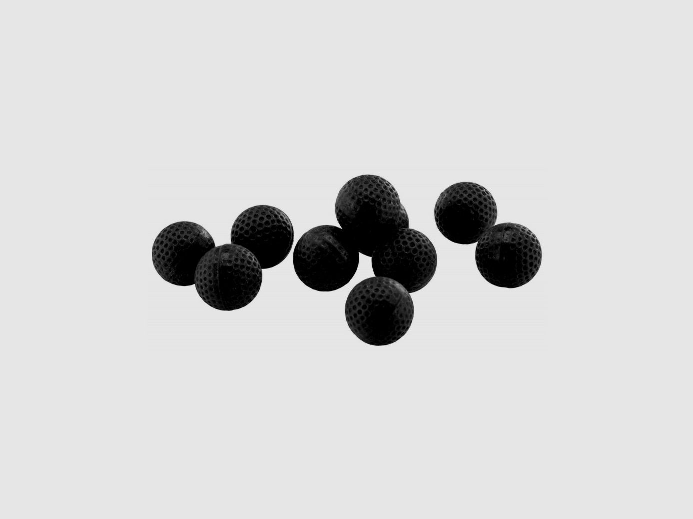 Kal. 50 - Gummidefensivballen - Tube mit 10 Ballen