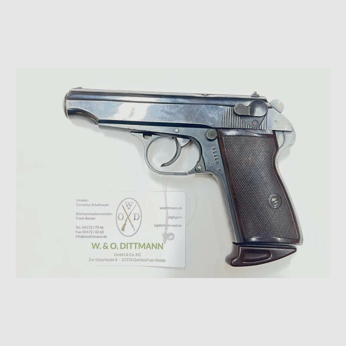 Walther pistol model without 9mm Browning K