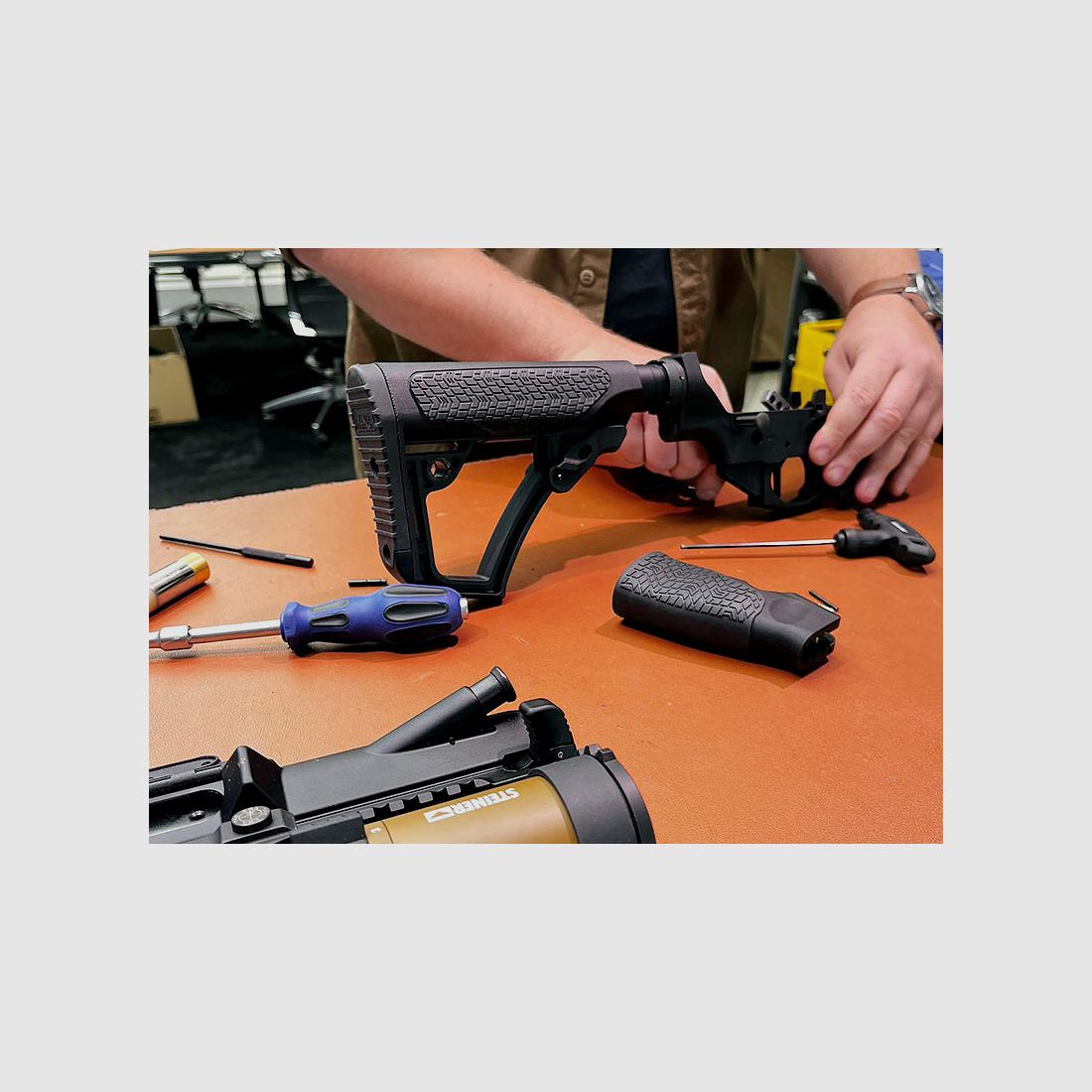 The workshop service - installation of triggers Glock Performance Trigger & Timney Alpha Trigger