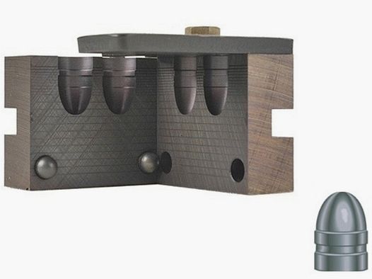 RCBS dubbele gietmal .356 / 9 mm 124 gr / 8,0 g ronde neus kogels gascheck .356