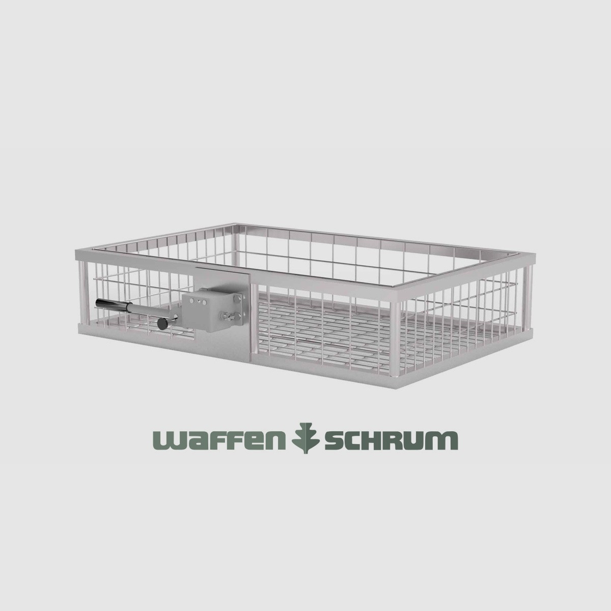 Support arrière Eurohunt galvanisé avec attache rapide 890 x 585 x 200 mm