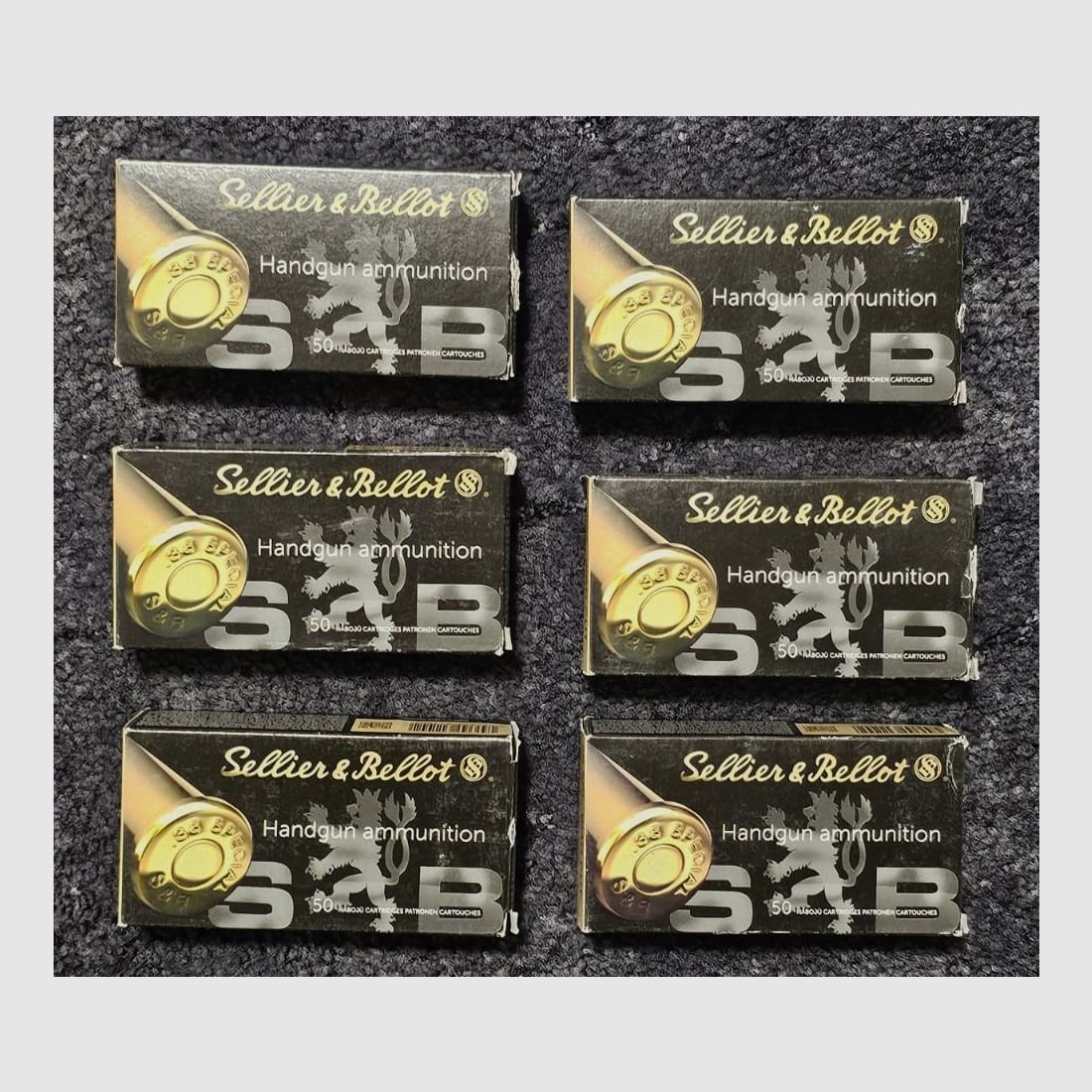 Sellier & Bellot amunicja rewolwerowa .38 Special 9,6g Wadcutter 148grs.