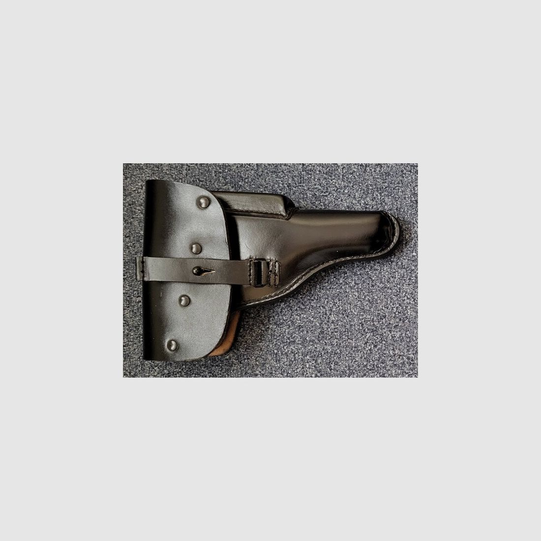 Pistolentasche P1 -P38 Hochglanzleder im neuwertigen Traumzustand gest. 9/86