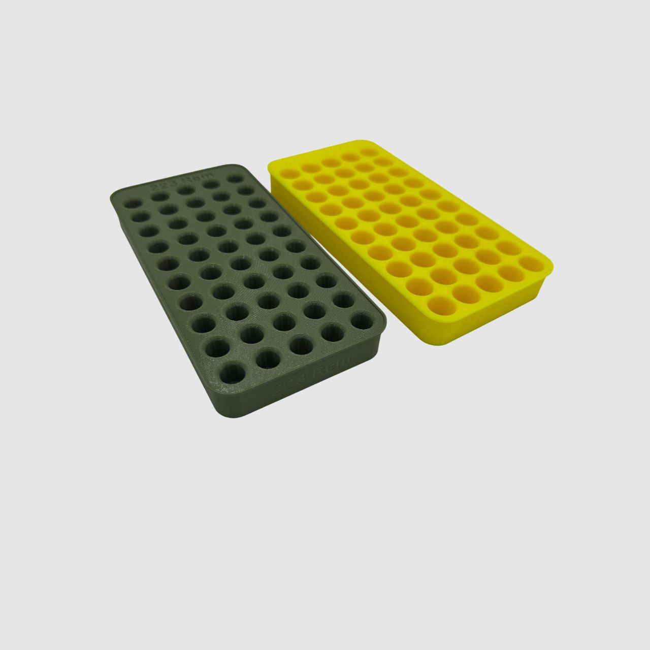 Reloading board for 9 mm, .308 & others – Structured case holder