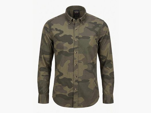 camicia cotone camouflage