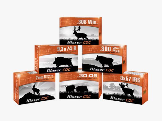 Blaser 8x57IRS CDC 11g Bleifreie Büchsenpatronen