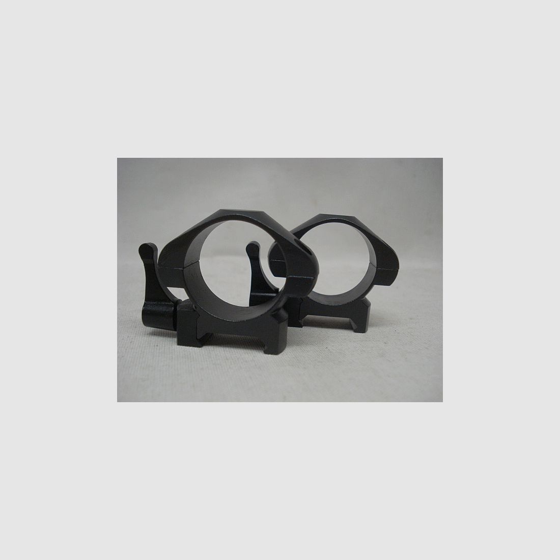 Steel rings 30 mm low - Weaver/Picatinny, pair with lever