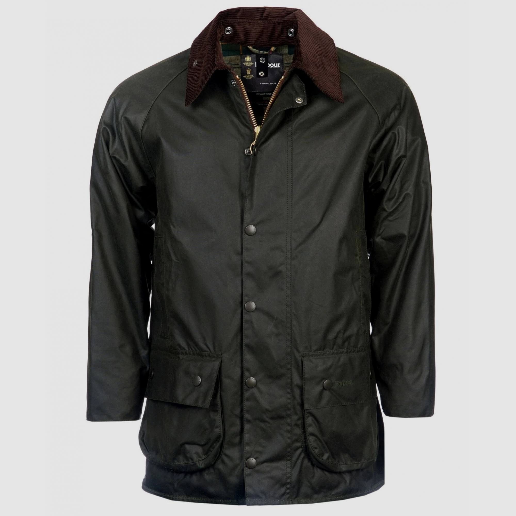 Barbour Wachsjacke Beaufort, Farbe Rustic Sage 54
