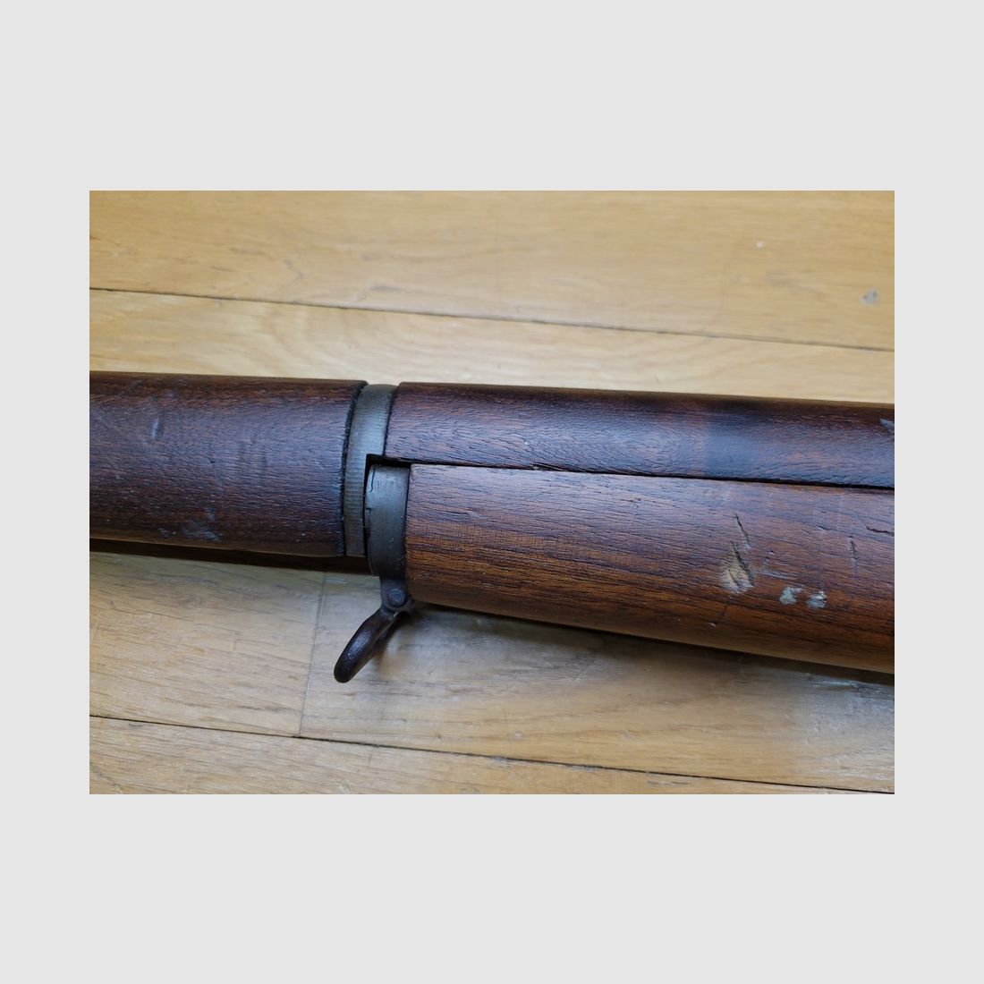 Très Beau et mythique fusil semi-automatique Garand M1- calibre d&rsquo;origine 30-06 Springfield – Fabrication Winchester Octobre / Novembre 1943 – Rare ensemble d&rsquo;origine 100% homogène – TBE, image 27 sur 34