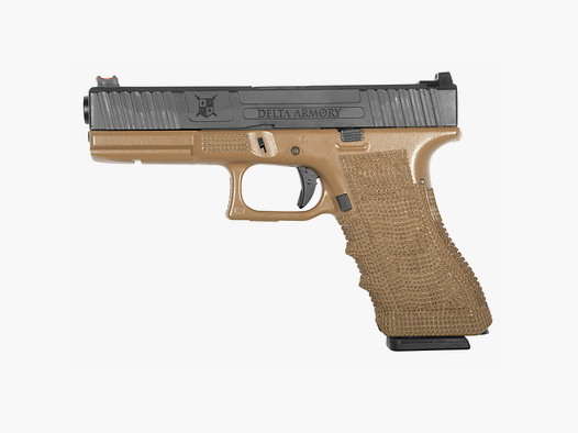 P04 GBB Airsoft Pistole in Tan | Delta Armory