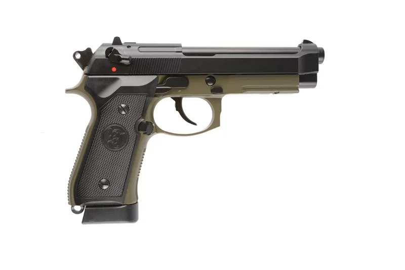 Pistola de CO2 KJW M9A1 (CO2) – color oliva, imagen 6 de 20