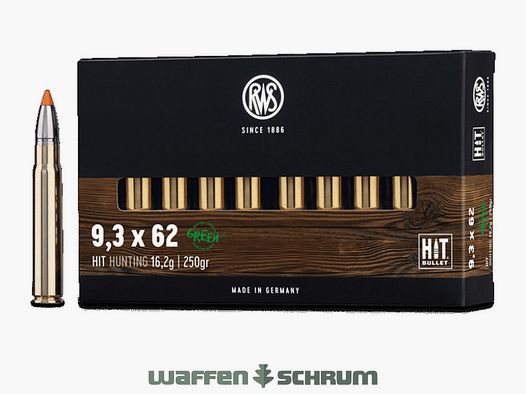 RWS HIT 16,2g - 250gr 9,3x62
