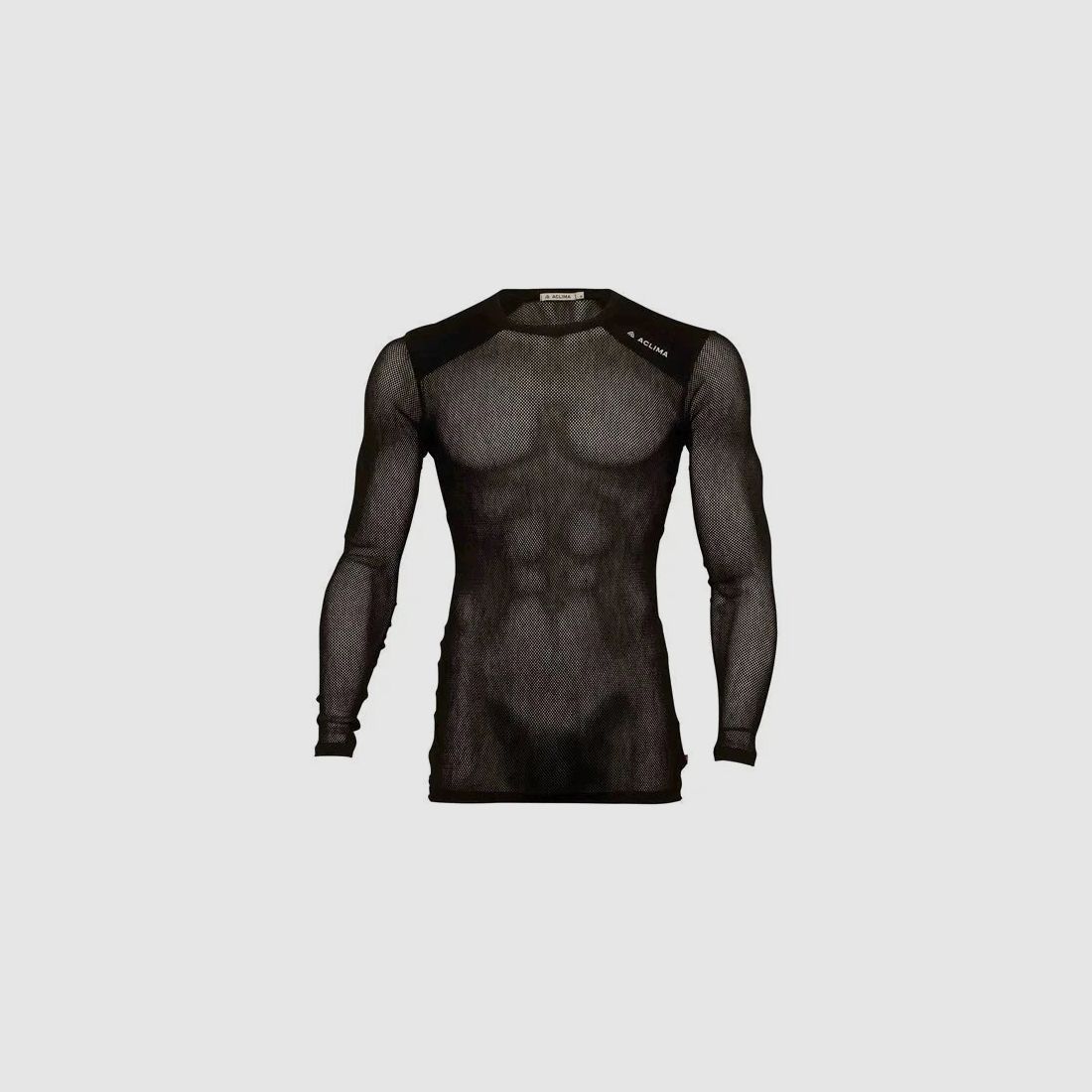 aclima Aclima Sweatshirt WoolNet Light Crewneck jet black