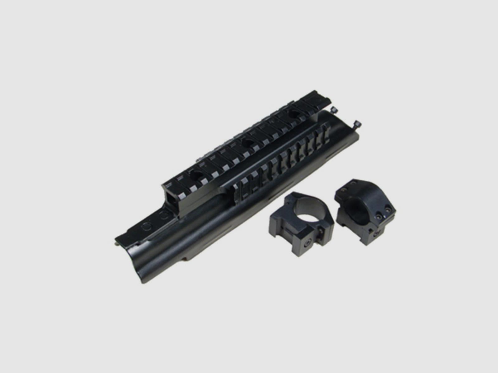 UTG MNT-T970TR Staubdeckel-Tri-Rail für AK und MAK90 – 25,4-mm-Ringe