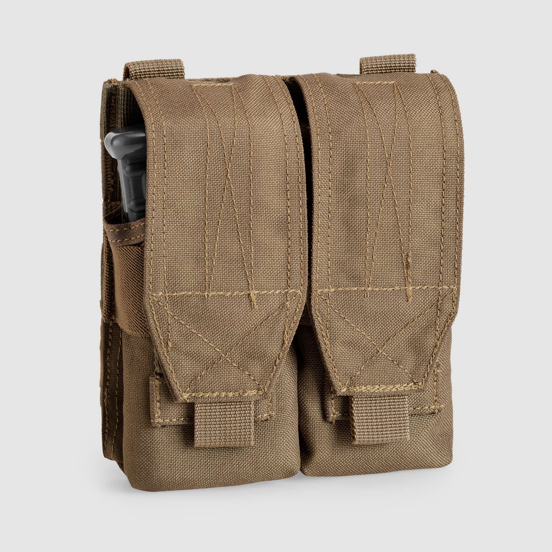 OPENLAND DOPPELTASCHEN MAGAZINHALTER M4-AK MOLLE OFFEN. VELCRO, Bild 3 von 15