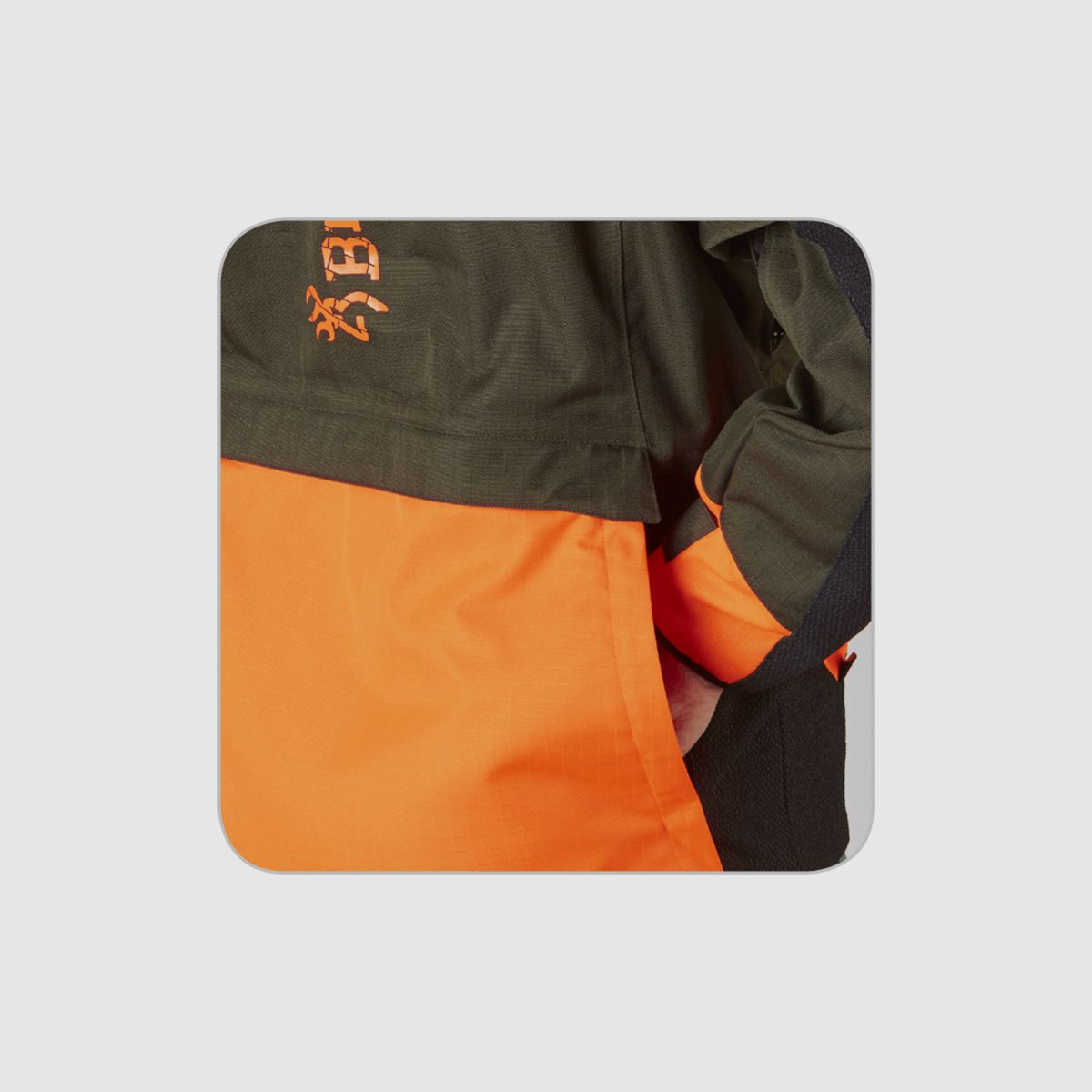 Drückjagdjacke, BROWNING, TRACKER PRO ORANGE BLAZE, S, Bild 5 von 6