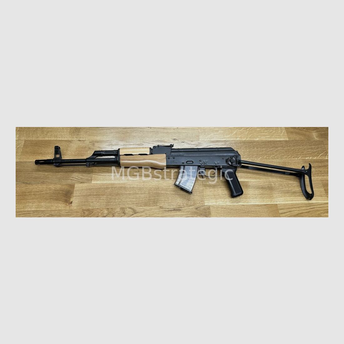 Cugir Modell 64 - halbautom. Büchse 7,62x39 - 42,5 cm Lauf Unterklappschaft Modell 64 - Lauf hartverchromt - zivile Version AKMS / System AKM / AK47 AK-47