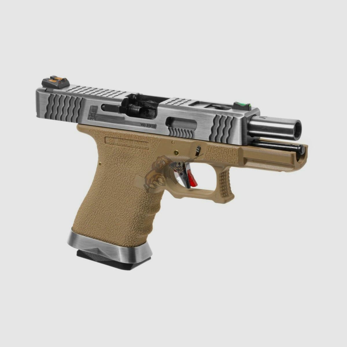 WE Custom 19 Metall Version Dual Tone Desert GBB -F-