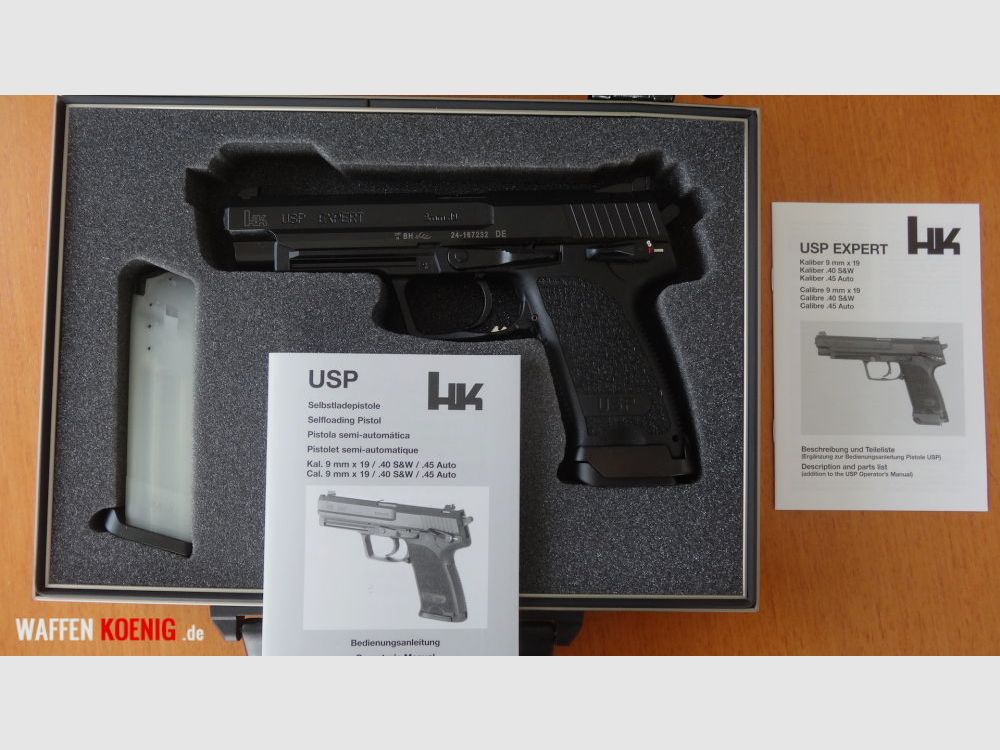 Heckler & Koch pistol: Heckler & Koch, USP Expert Cal. 9mm