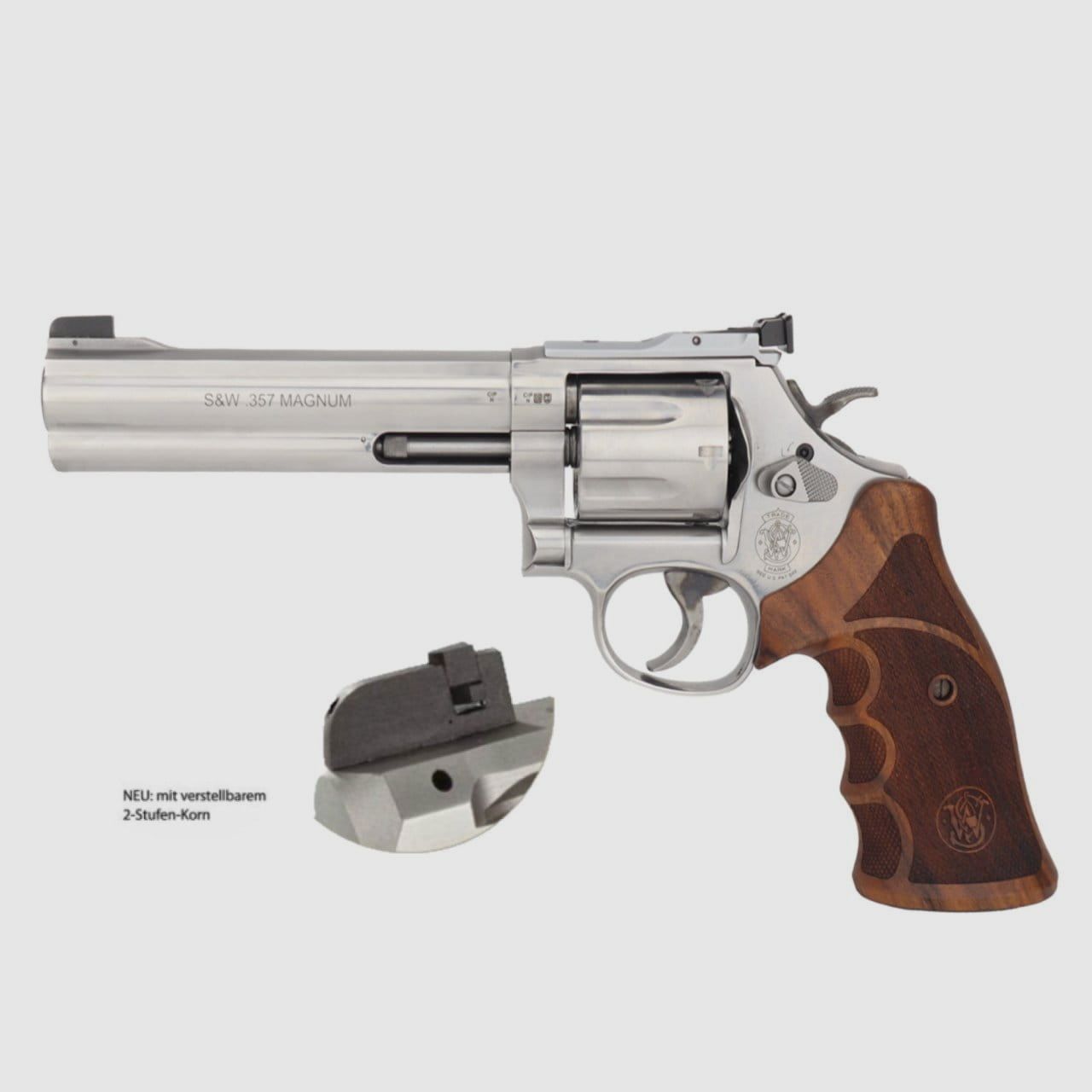 S&W Revolver Mod. 686 Deluxe Match Master 6 Zoll stainless Kal. .357 Magnum