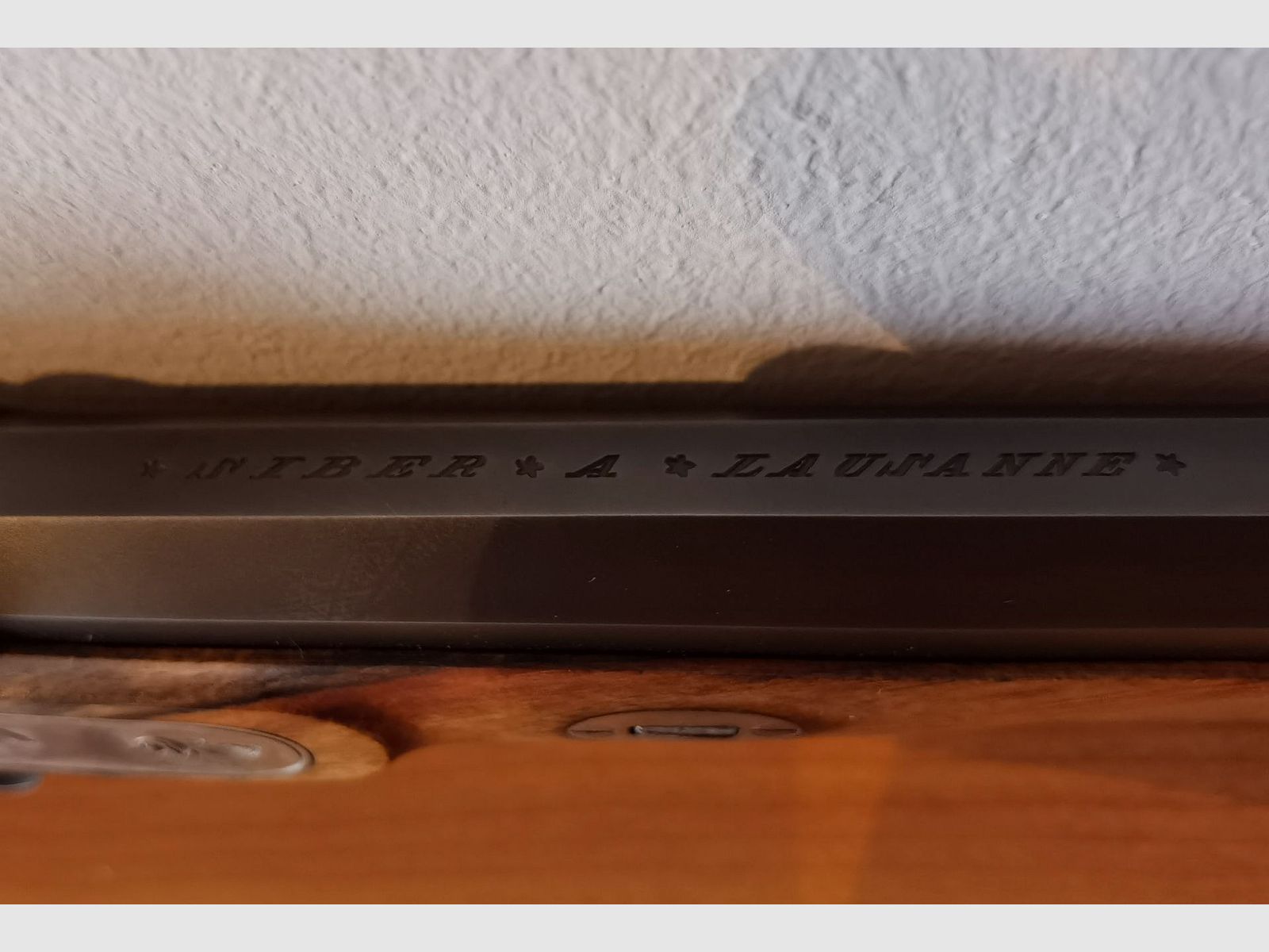 Pistola de avancarga Hege Siber Lausanne Cal. 33 Nr. 1799