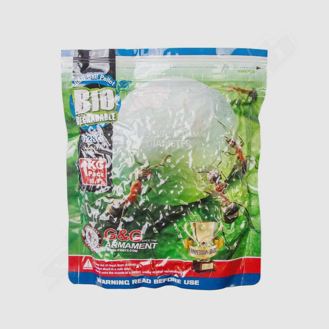 G&G Armament G&G Bio BBs 0.28g Precision 3571 Shots 6mm 1kg Bag