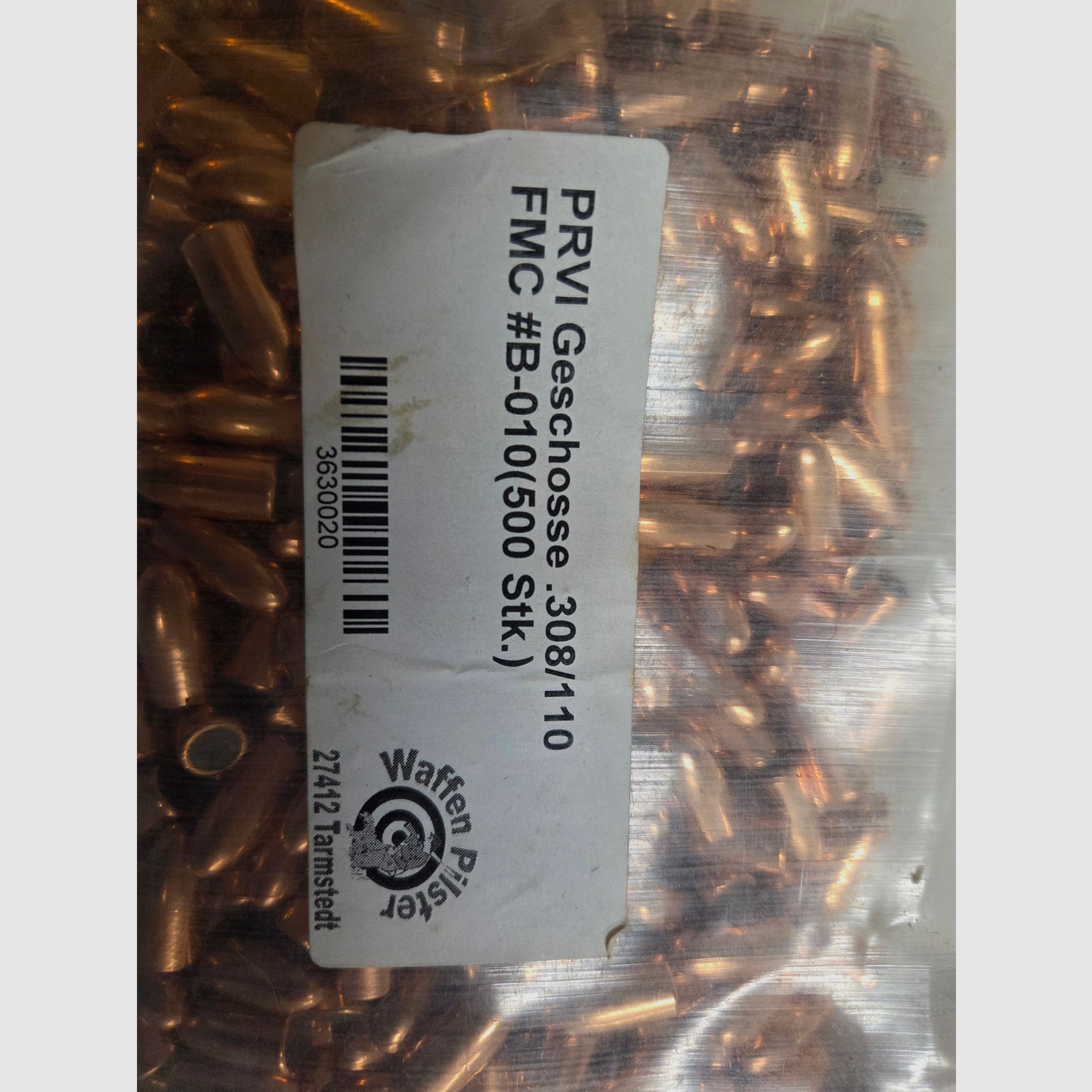 PRVI Geschosse 308 /110 fmc