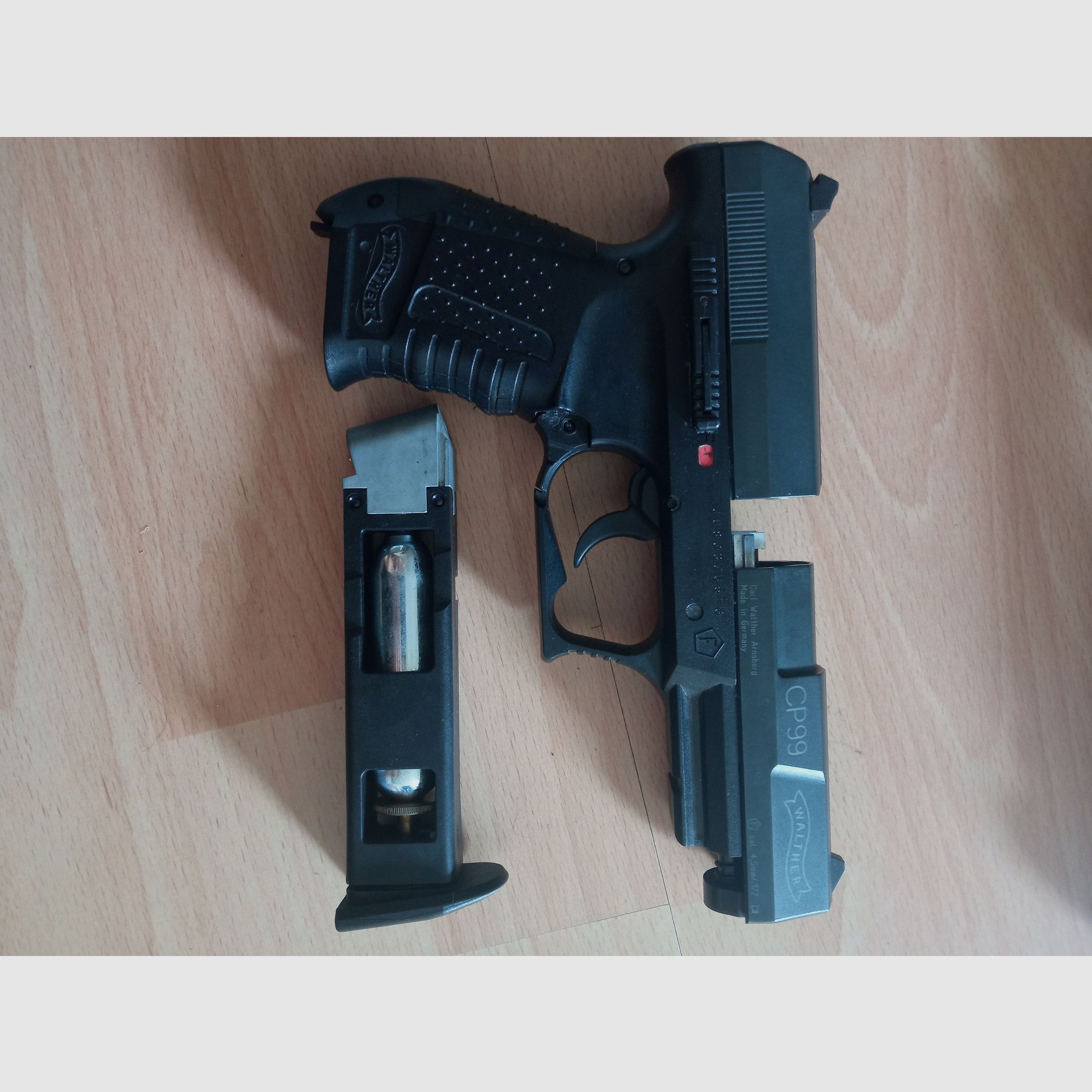Co² Pistole Walther CP99  4,5mm + Zubehör