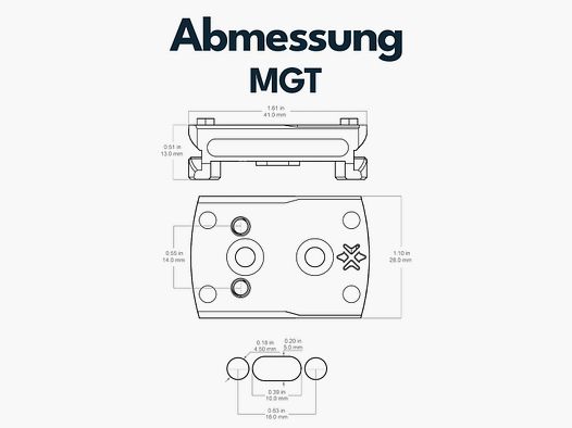 Vector Optics VAS Footprint Adapter – MGT/MAG (SCRA-MGT1)