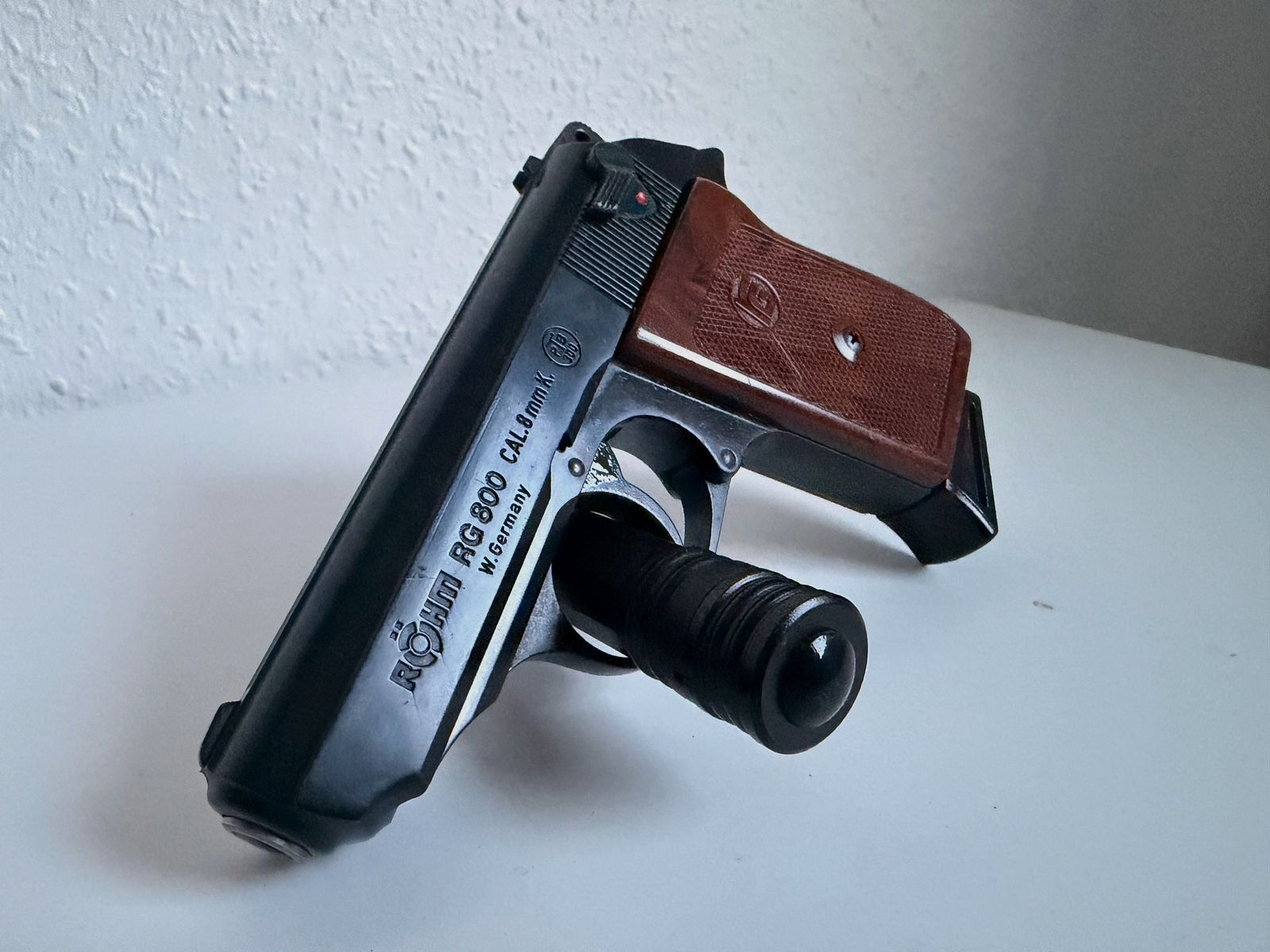 Röhm RG 800 8 mm K. blank firing gas pistol OVP
