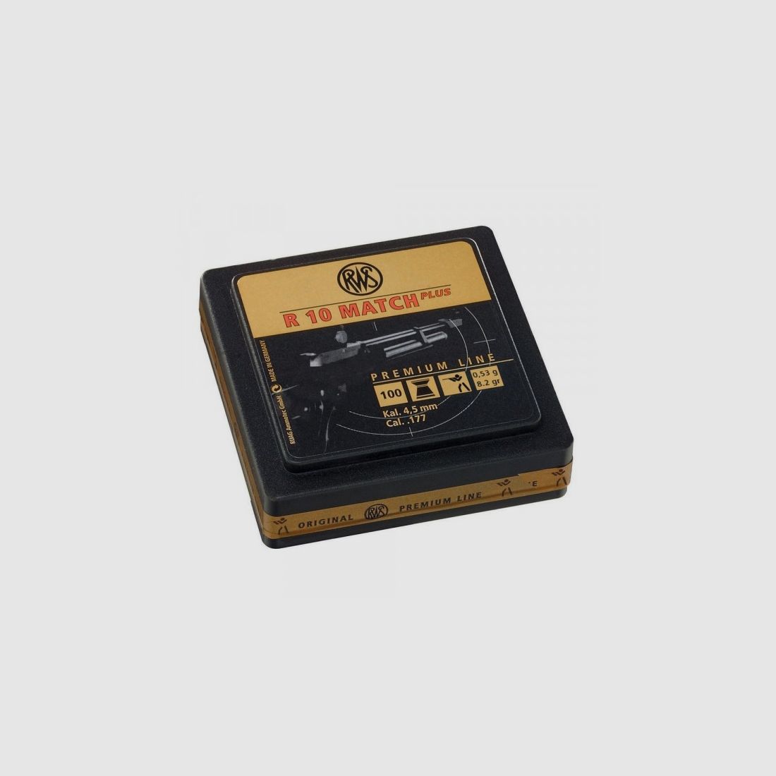 RWS R10 MATCH PLUS PREMIUM DIABOLOS - 4,5MM - 100 STÜCK