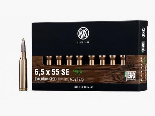 RWS 6.5X55SE Evolution Green 6.0g 93grs