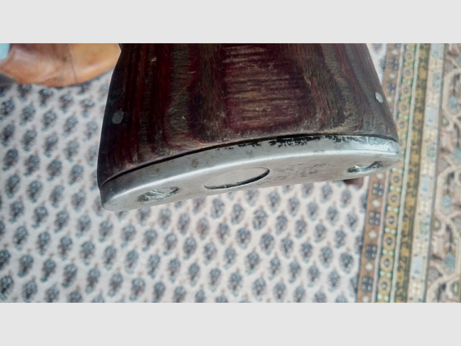 Classic AK fixed stock wood laminate dark brown / can also be fitted into Cybergun GSG Co2 AK47 // AKM & AK74 laminated wood stock