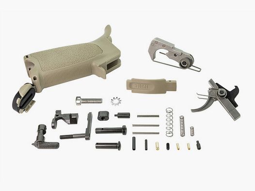 BCM GUNFIGHTER AR-15 Enhanced Lower Parts Kit FDE