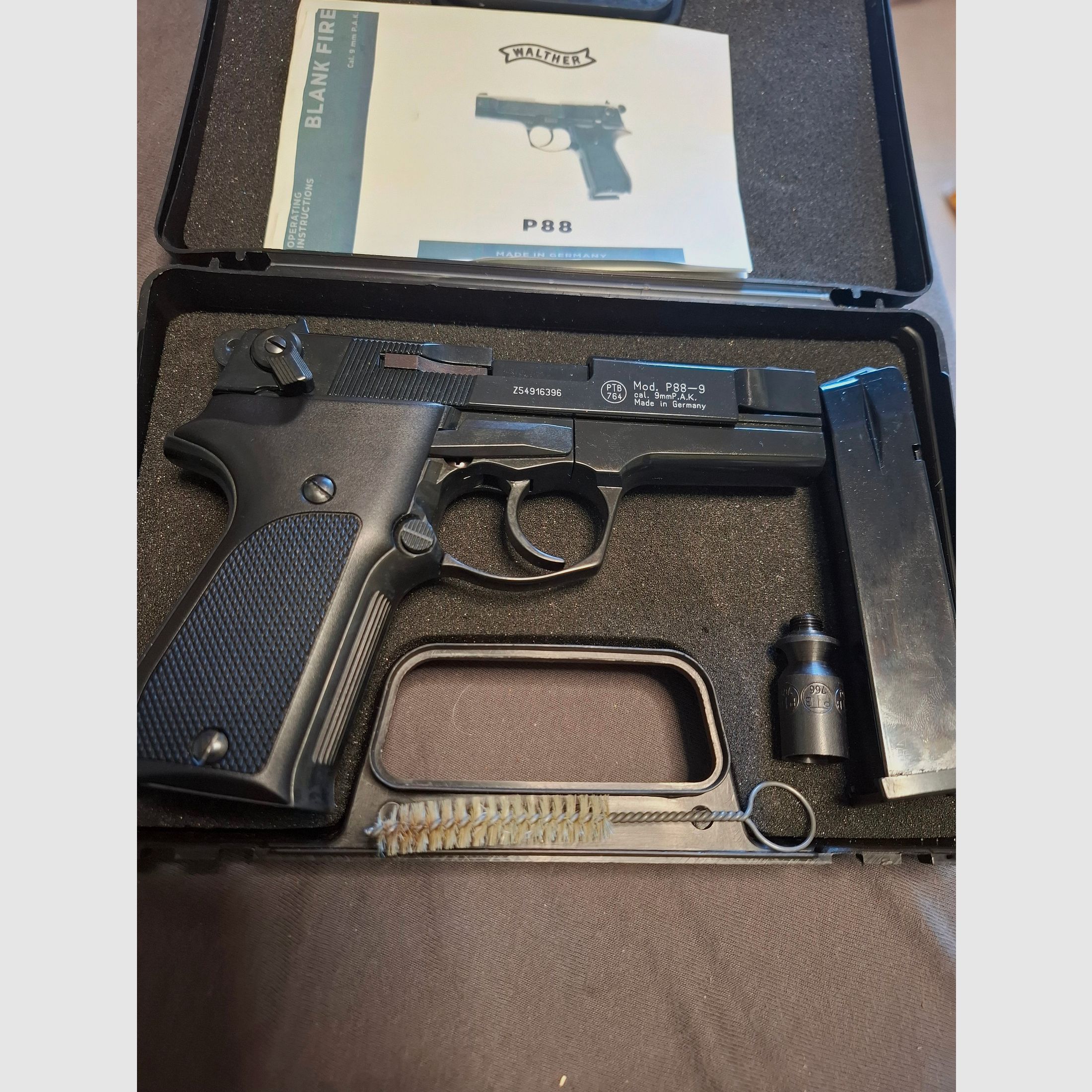 Walther P88 Compact 9mm P.A.K. Blueing "NEU