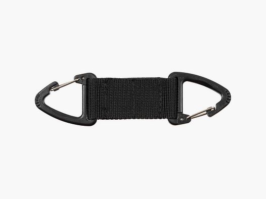 MFH Universal holder double carabiner - Black
