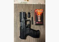 Walther PPQ M2 PTB 958 - 9 mm - P.A.K. - Accessories + Ammunition / Blank firing pistol