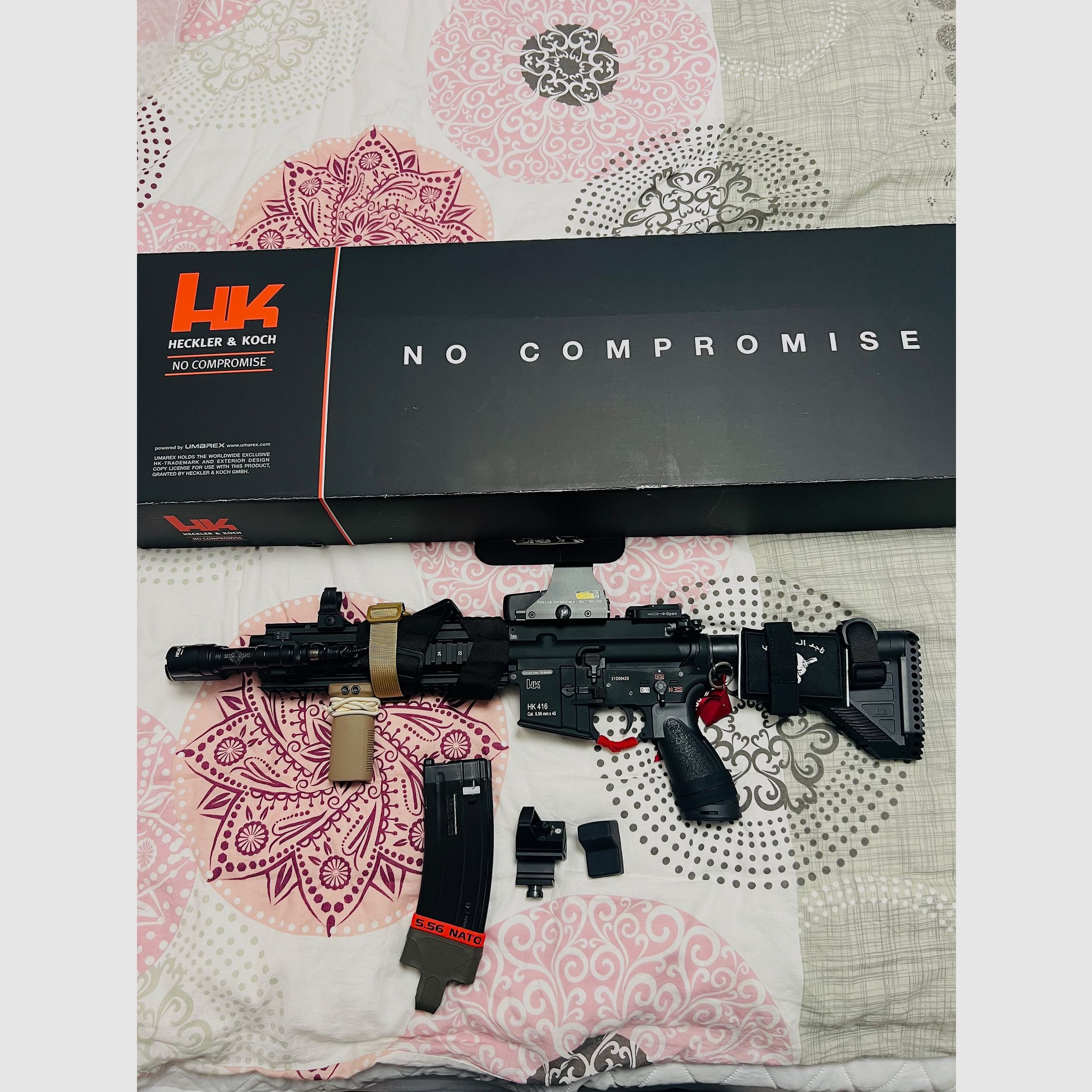 Airsoft rifle Heckler & Koch HK416 A5 GBB from 18