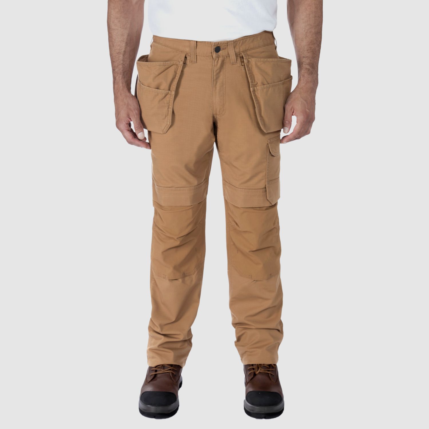 Spodnie robocze Carhartt Steel Cargo, męskie, brązowy Carhartt®, W30/L28