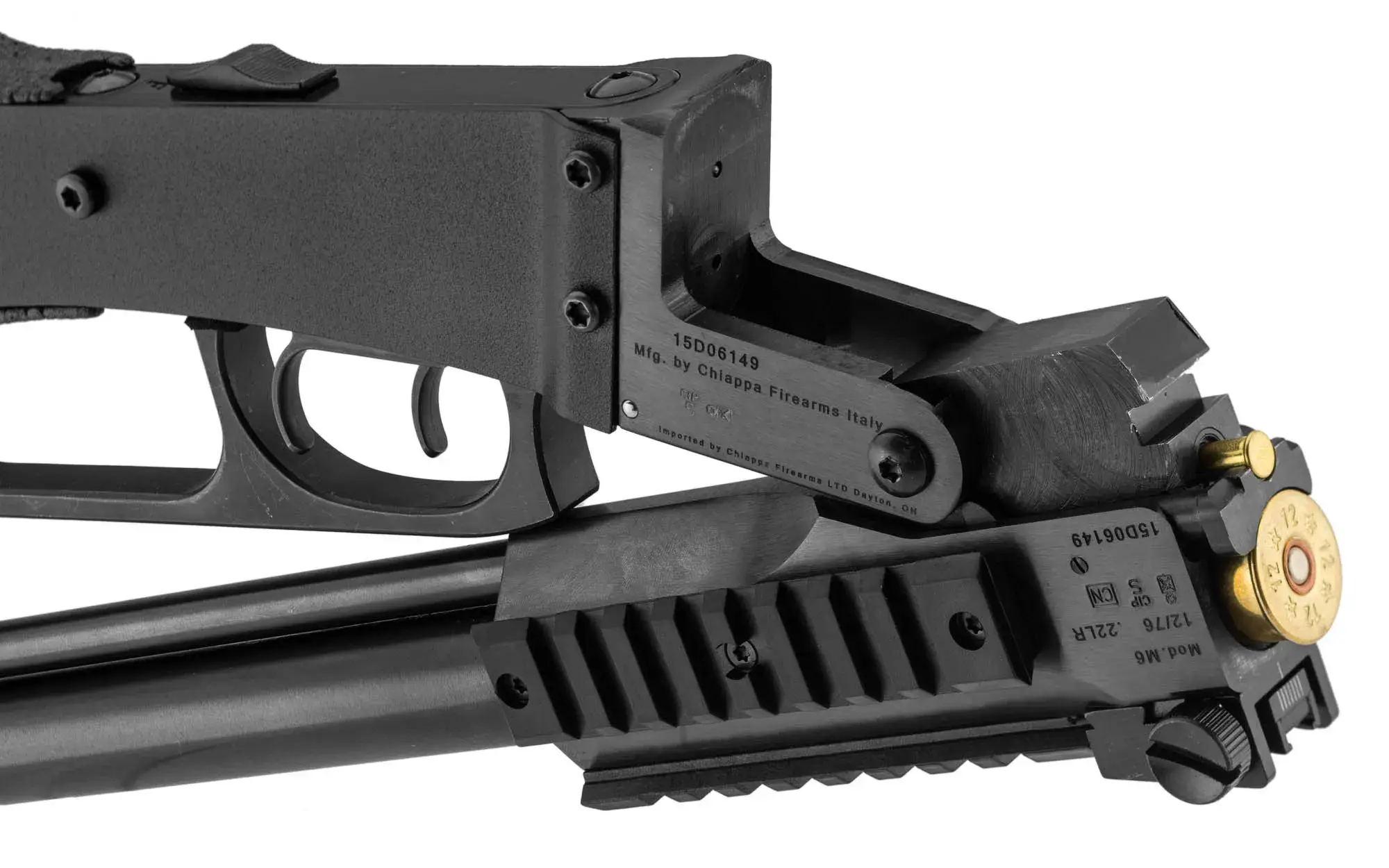 Fucile Pieghevole Chiappa M6 Mixte Calibro 12/76 e 22 LR, immagine 10 di 16