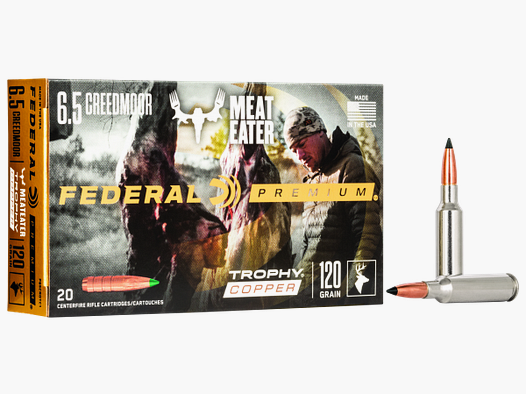 Federal Premium 6.5 Creedmoor Trophy Copper 120gr./7.8g Vital-Shok