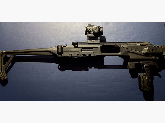 F.A.B. Anschlagschaft für Glock inkl. Red Dot