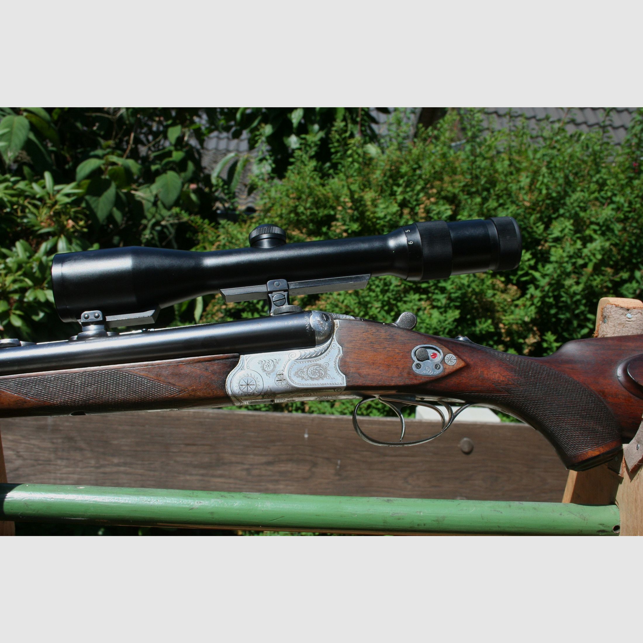 Bore rifle "Krieghof" caliber 7 x 65 R, 16/70 shotgun with insert barrel caliber 22 Win.mag