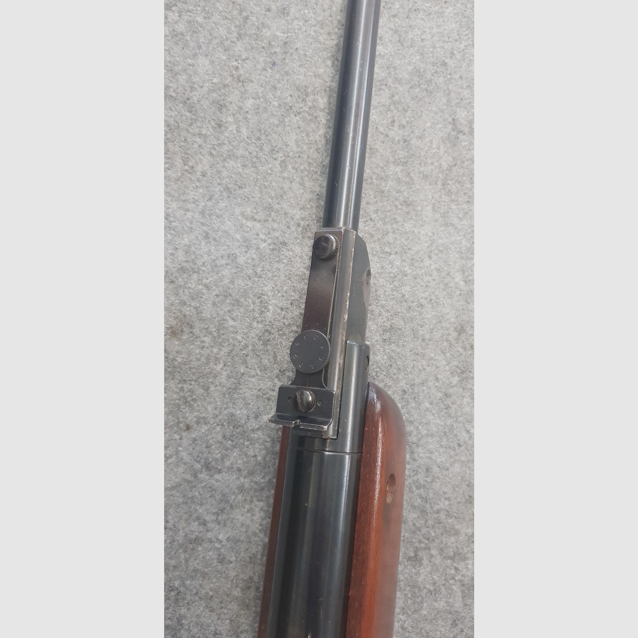 Sehr altes Walther Mod. 51 Knicker Luftgewehr mit sehr kleiner Seriennummer ohne F-Zeichen aus den 50iger Jahren cal. 4,5mm Diabolo