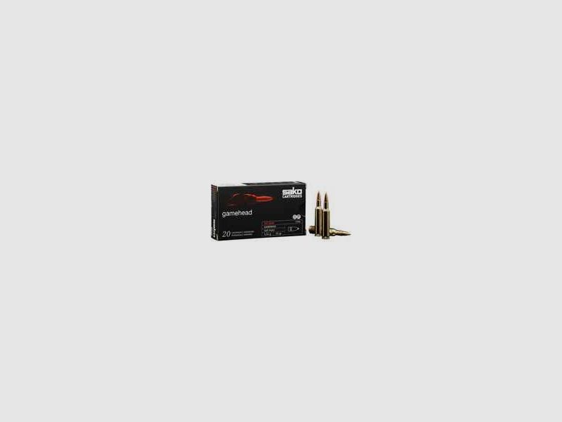 MUNITIE SAKO 222 REM GAMEHEAD Soft Point 50 Grs (doos van 20), afbeelding 1 van 2