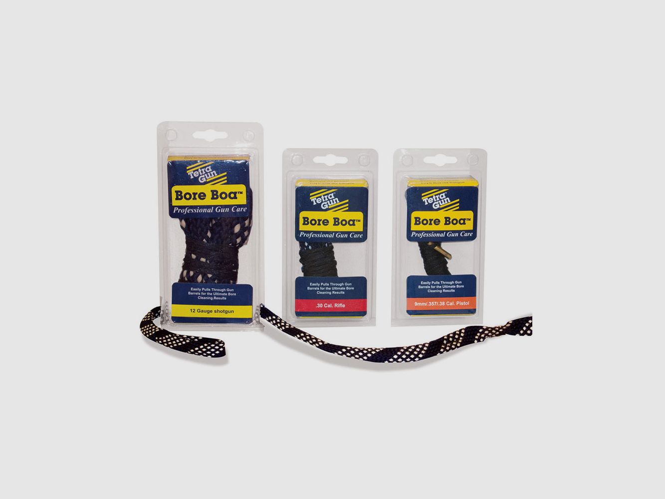 TETRA GUN Bore Boa Laufreinigungsschnur für Kurzwaffen - .40 / .41