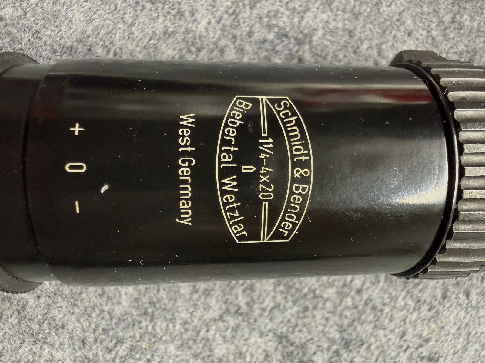 Schmidt & Bender 1 1/4-4x20 Réticule 1