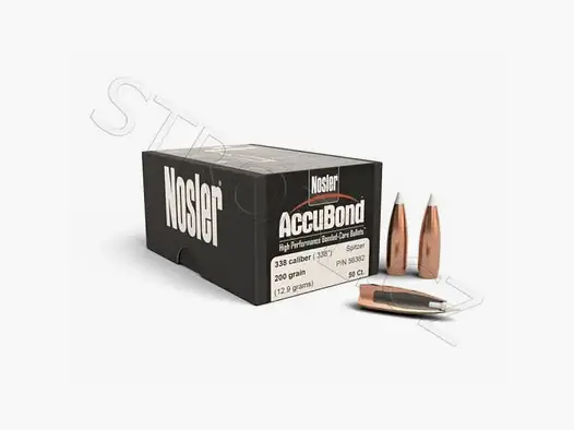 Geschosse Nosler AccuBond .338 cal, dia .338, 200grs
