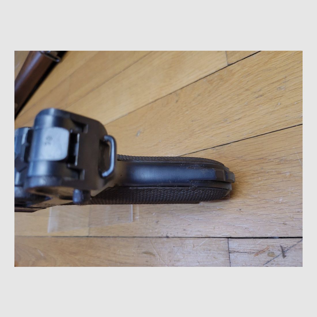Guter Luger P08 Pistol – DMW von 1916 – Monomatrikel – 100% 14-18 – Gutes Magazin mit Holzboden – Lauf mit guten Zügen – Waffe zu reinigen sowohl für den Schuss als auch für die Sammlung – EM in globalem Zustand, Bild 11 von 21